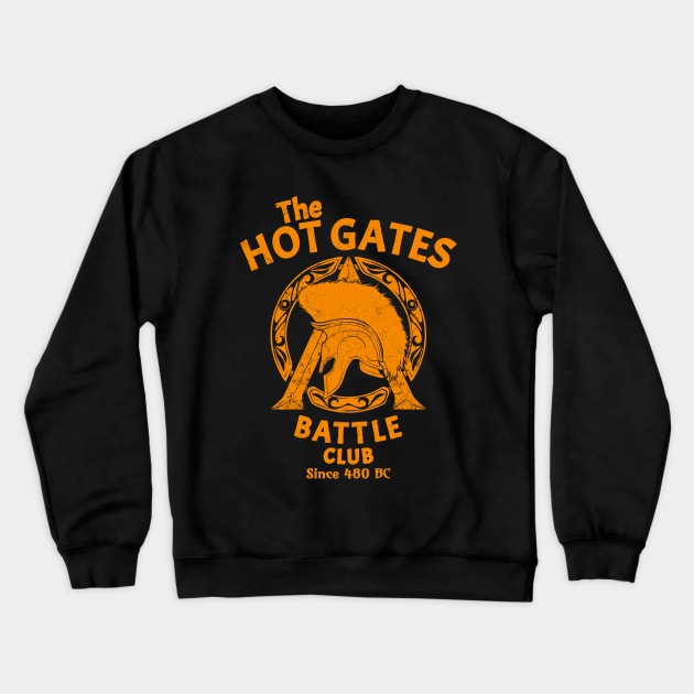 The Hot Gates Battle Club Crewneck Sweatshirt by NicGrayTees